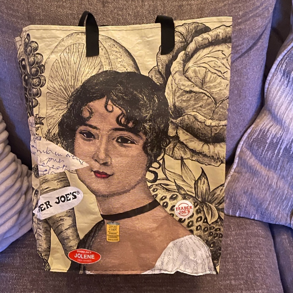 Trader Joe’s Reusable Bag Market Tote Joni Jolene Limited Edition Vintage Rare